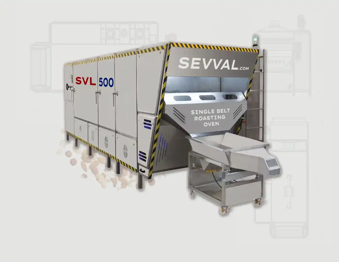 Tek Bantlı Kavurma Fırını SVL500