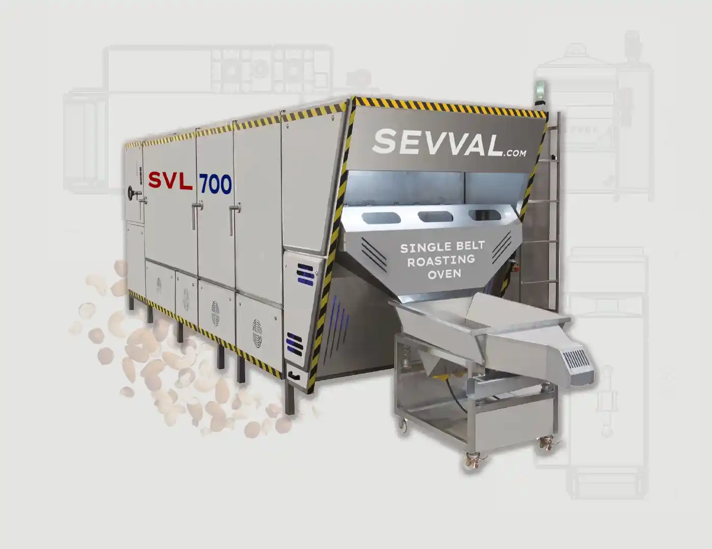 Tek Bantlı Kavurma Fırını SVL700